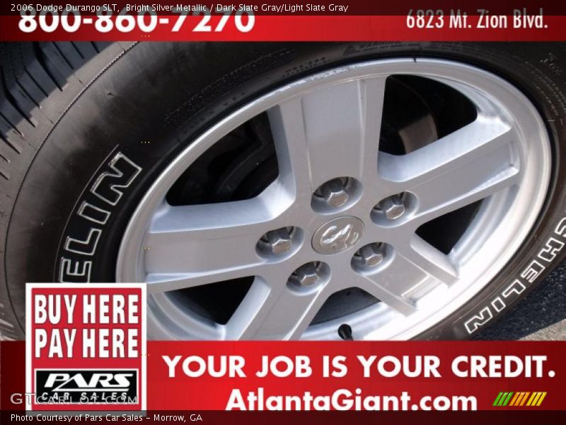 Bright Silver Metallic / Dark Slate Gray/Light Slate Gray 2006 Dodge Durango SLT
