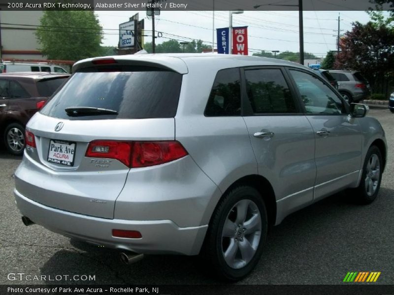 Alabaster Silver Metallic / Ebony 2008 Acura RDX Technology