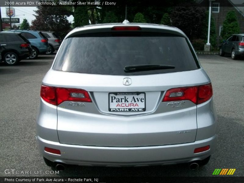 Alabaster Silver Metallic / Ebony 2008 Acura RDX Technology