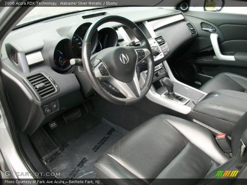Alabaster Silver Metallic / Ebony 2008 Acura RDX Technology