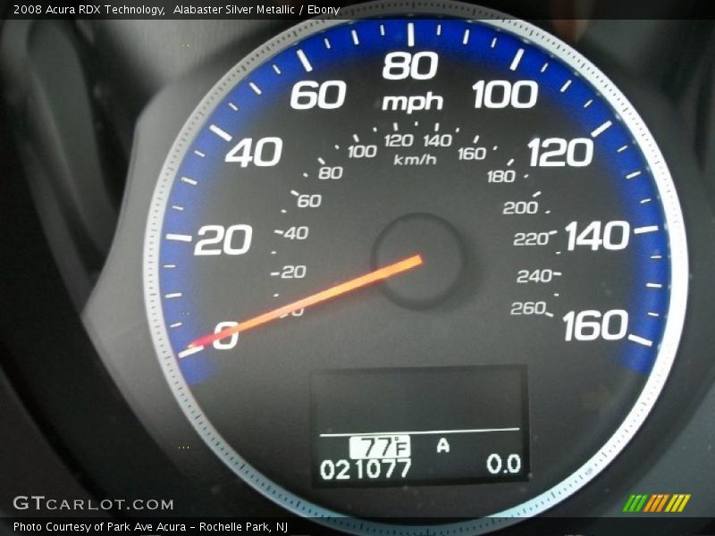 Alabaster Silver Metallic / Ebony 2008 Acura RDX Technology