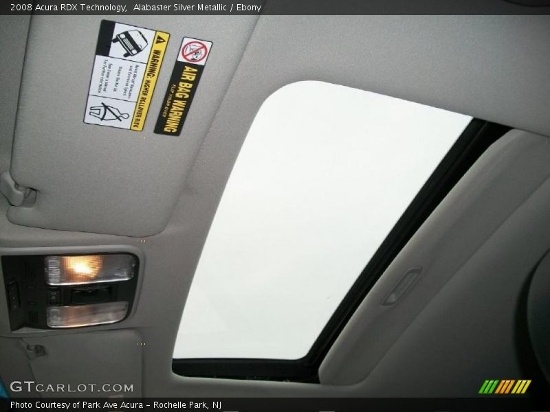 Alabaster Silver Metallic / Ebony 2008 Acura RDX Technology