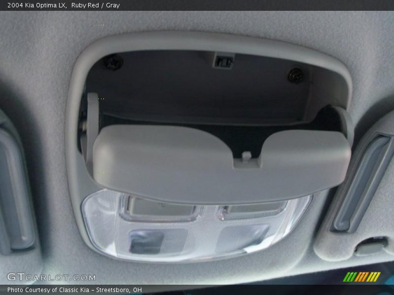 Ruby Red / Gray 2004 Kia Optima LX