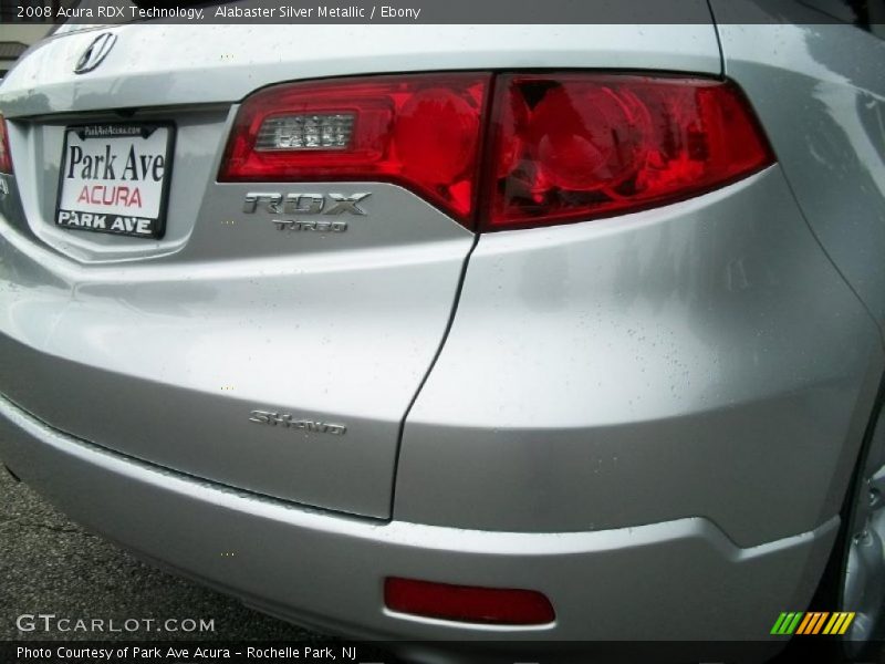 Alabaster Silver Metallic / Ebony 2008 Acura RDX Technology