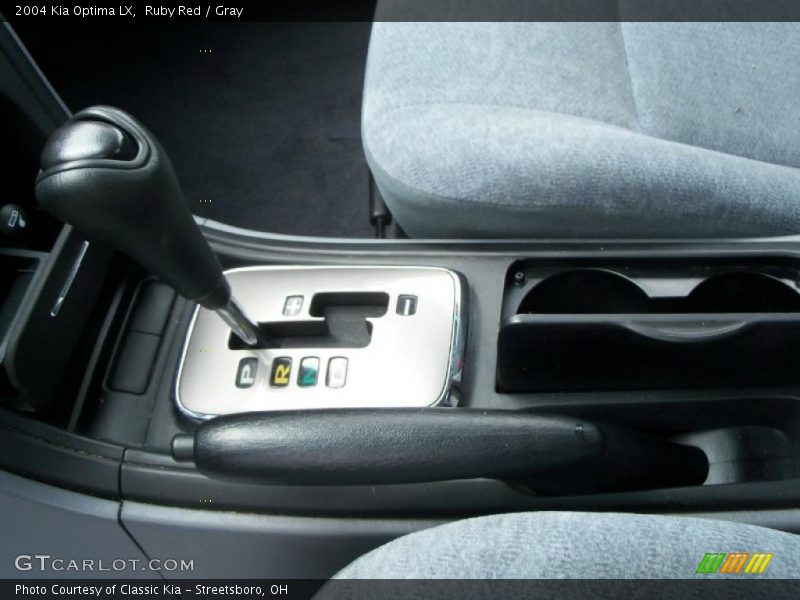 Ruby Red / Gray 2004 Kia Optima LX