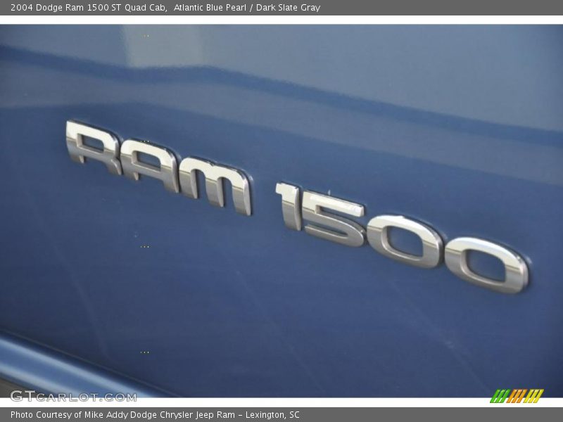 Atlantic Blue Pearl / Dark Slate Gray 2004 Dodge Ram 1500 ST Quad Cab