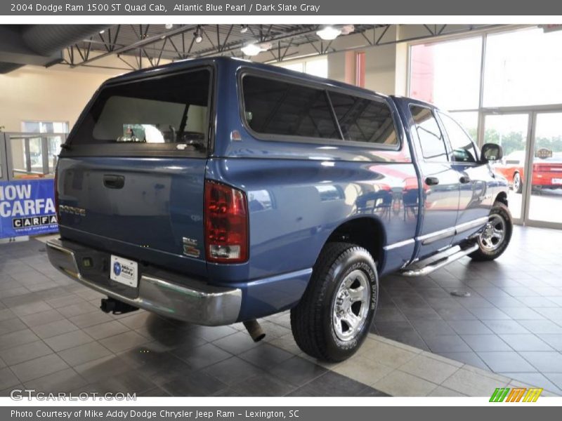 Atlantic Blue Pearl / Dark Slate Gray 2004 Dodge Ram 1500 ST Quad Cab