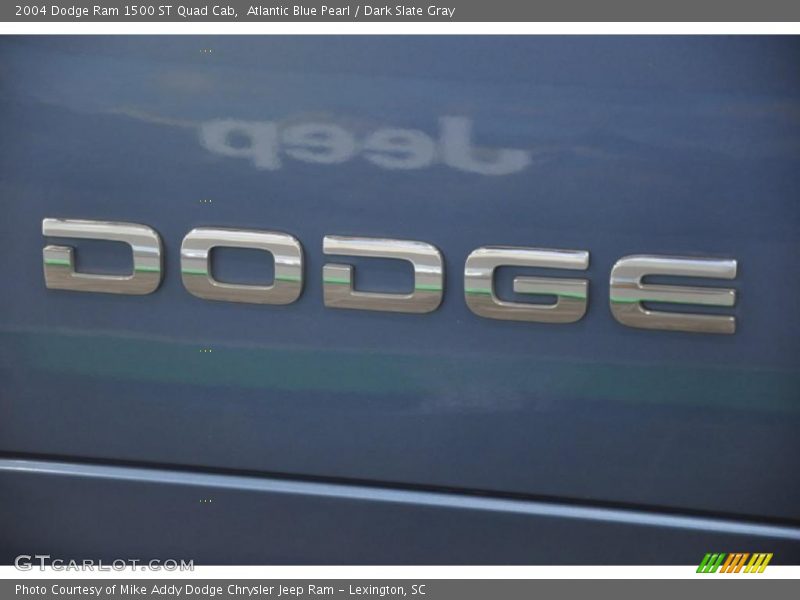 Atlantic Blue Pearl / Dark Slate Gray 2004 Dodge Ram 1500 ST Quad Cab