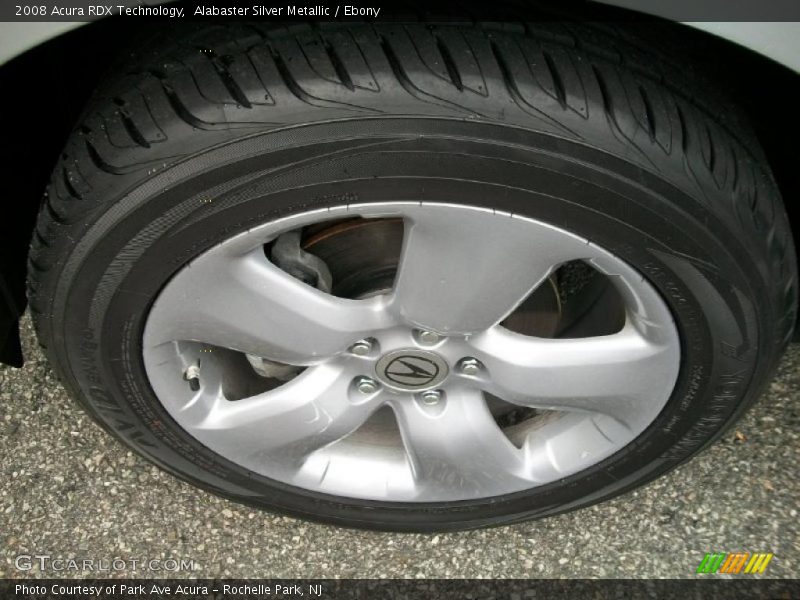 Alabaster Silver Metallic / Ebony 2008 Acura RDX Technology