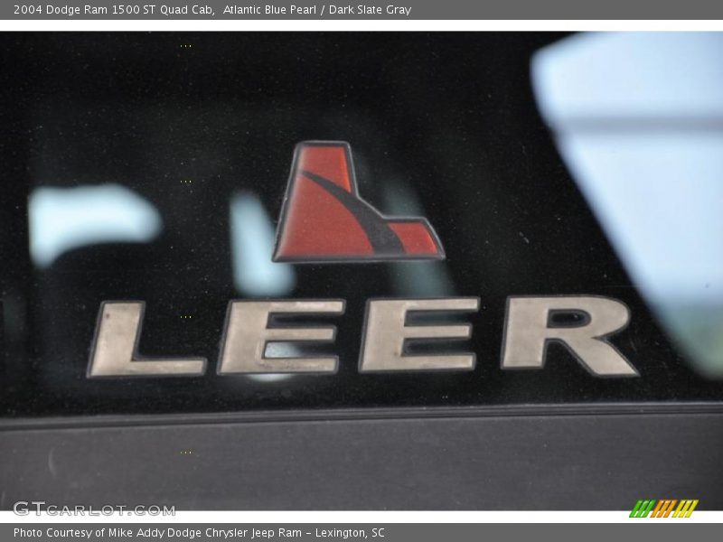 Atlantic Blue Pearl / Dark Slate Gray 2004 Dodge Ram 1500 ST Quad Cab