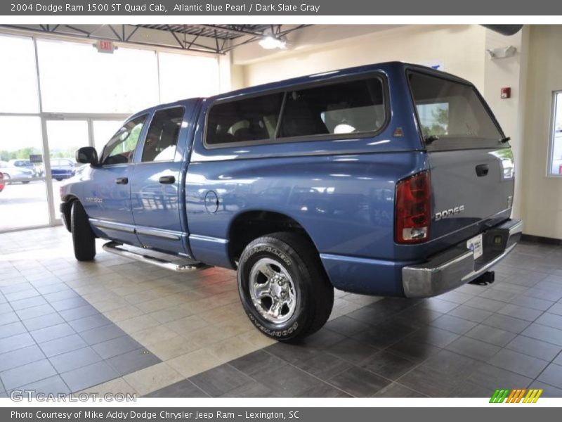 Atlantic Blue Pearl / Dark Slate Gray 2004 Dodge Ram 1500 ST Quad Cab