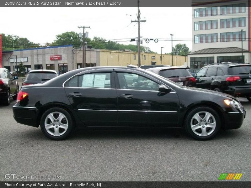 Nighthawk Black Pearl / Ebony 2008 Acura RL 3.5 AWD Sedan