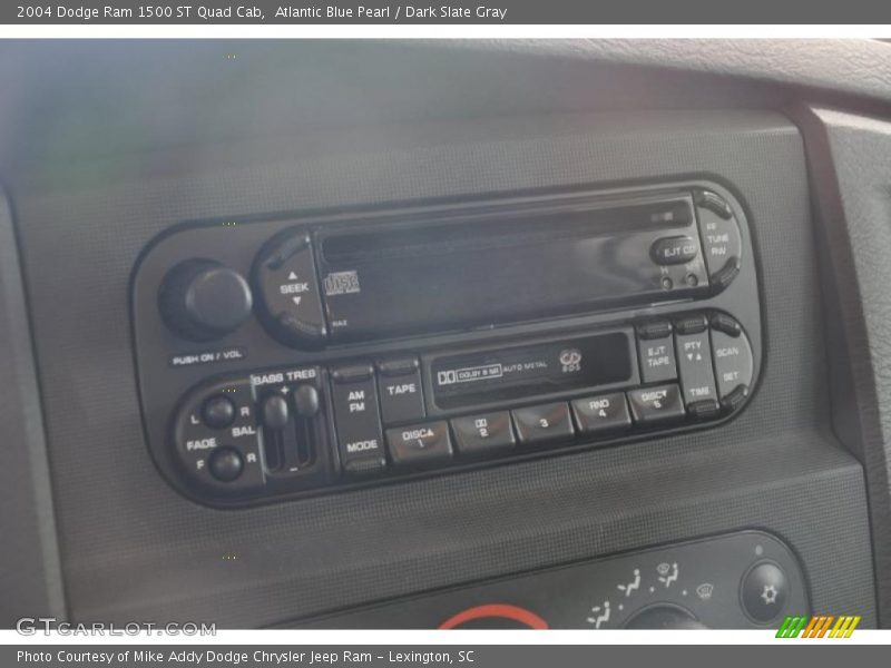 Atlantic Blue Pearl / Dark Slate Gray 2004 Dodge Ram 1500 ST Quad Cab