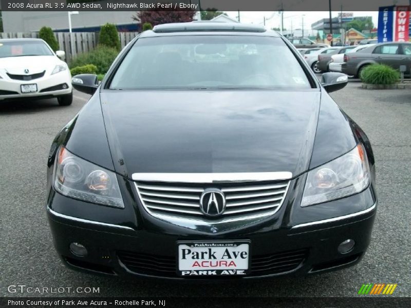 Nighthawk Black Pearl / Ebony 2008 Acura RL 3.5 AWD Sedan