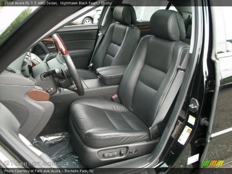 Nighthawk Black Pearl / Ebony 2008 Acura RL 3.5 AWD Sedan