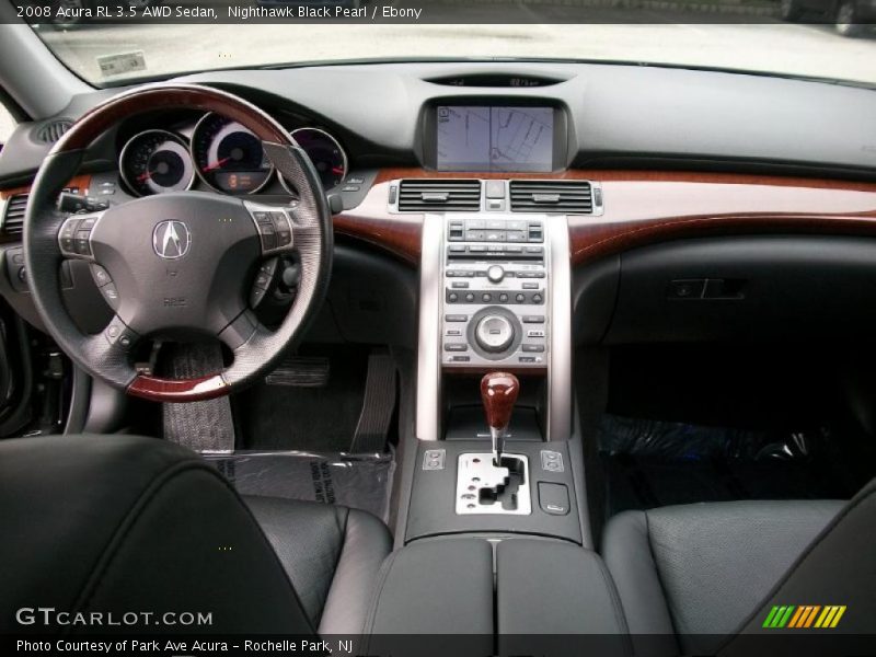 Nighthawk Black Pearl / Ebony 2008 Acura RL 3.5 AWD Sedan