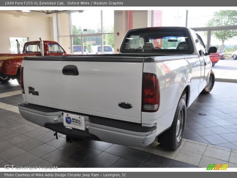 Oxford White / Medium Graphite 1999 Ford F150 XL Extended Cab