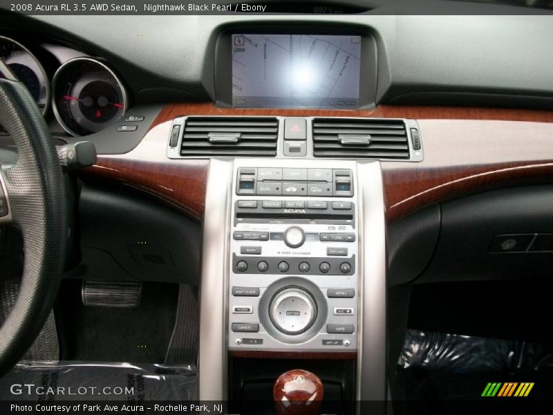 Nighthawk Black Pearl / Ebony 2008 Acura RL 3.5 AWD Sedan