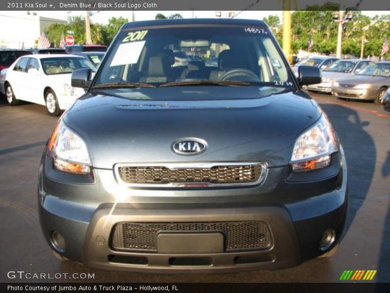 Denim Blue / Black Soul Logo Cloth 2011 Kia Soul +
