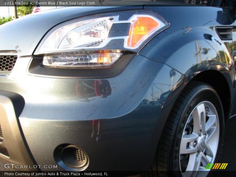 Denim Blue / Black Soul Logo Cloth 2011 Kia Soul +