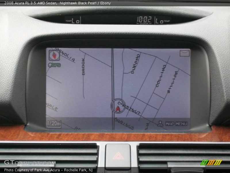 Nighthawk Black Pearl / Ebony 2008 Acura RL 3.5 AWD Sedan
