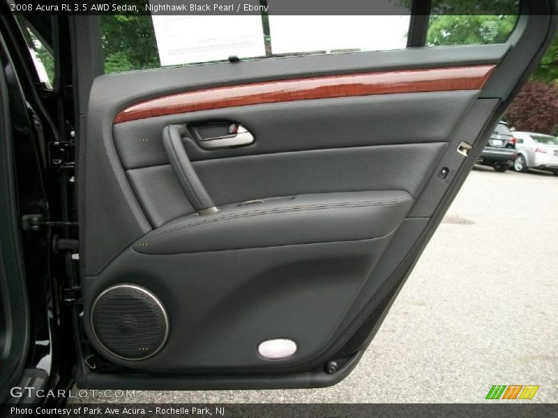 Nighthawk Black Pearl / Ebony 2008 Acura RL 3.5 AWD Sedan