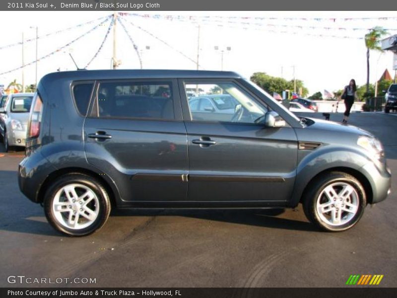 Denim Blue / Black Soul Logo Cloth 2011 Kia Soul +