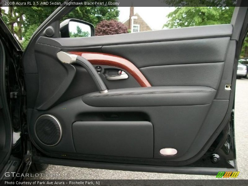 Nighthawk Black Pearl / Ebony 2008 Acura RL 3.5 AWD Sedan