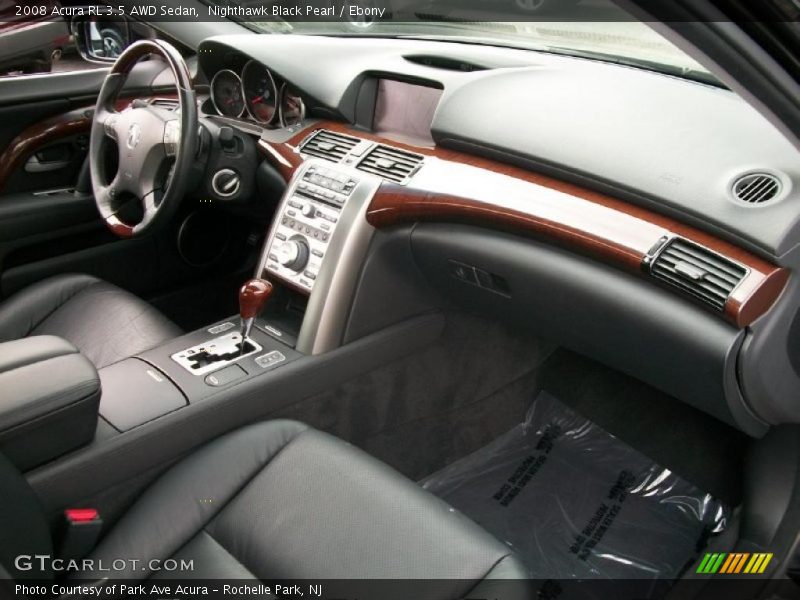 Nighthawk Black Pearl / Ebony 2008 Acura RL 3.5 AWD Sedan