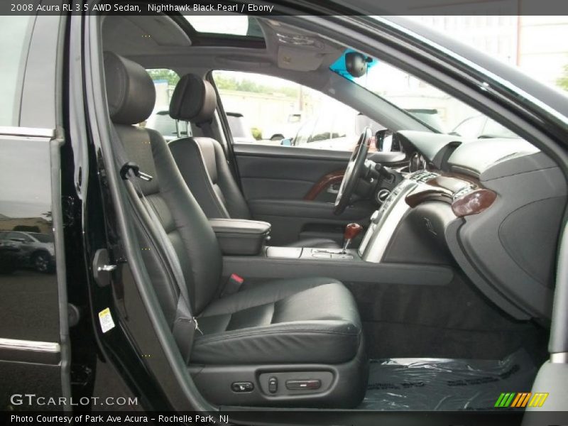 Nighthawk Black Pearl / Ebony 2008 Acura RL 3.5 AWD Sedan