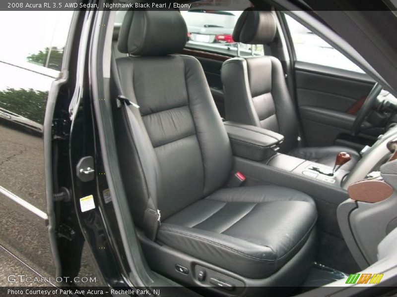 Nighthawk Black Pearl / Ebony 2008 Acura RL 3.5 AWD Sedan
