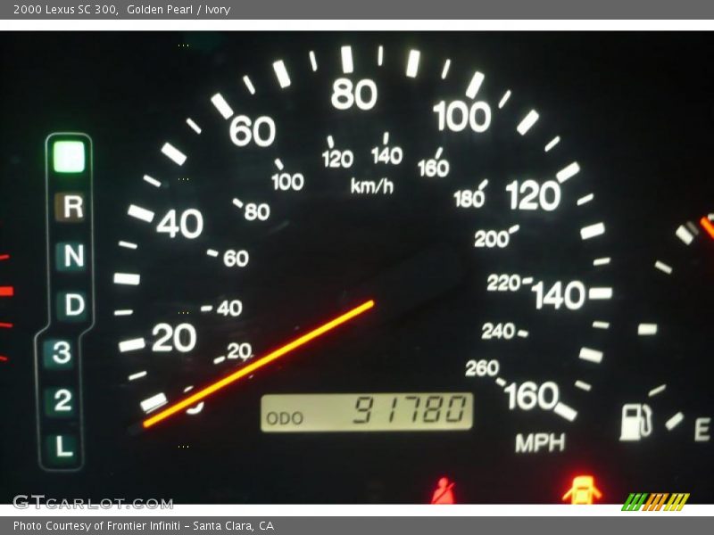 Golden Pearl / Ivory 2000 Lexus SC 300