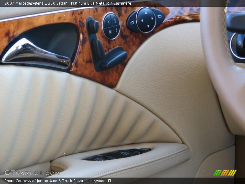 Platinum Blue Metallic / Cashmere 2007 Mercedes-Benz E 350 Sedan