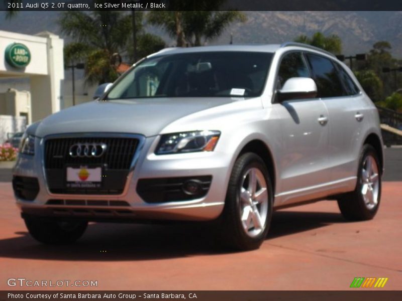 Ice Silver Metallic / Black 2011 Audi Q5 2.0T quattro