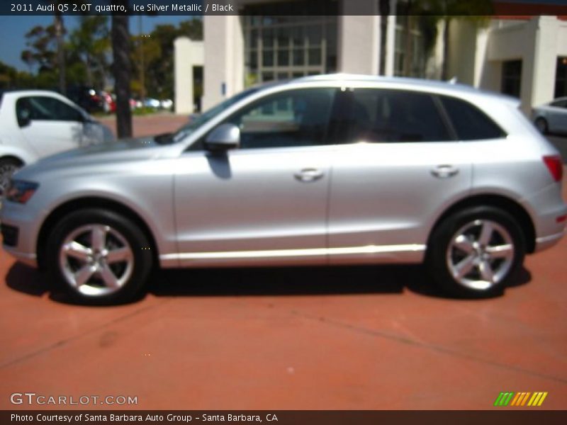 Ice Silver Metallic / Black 2011 Audi Q5 2.0T quattro