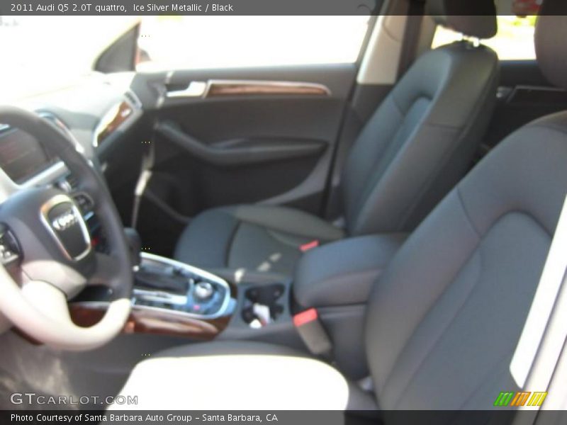 Ice Silver Metallic / Black 2011 Audi Q5 2.0T quattro