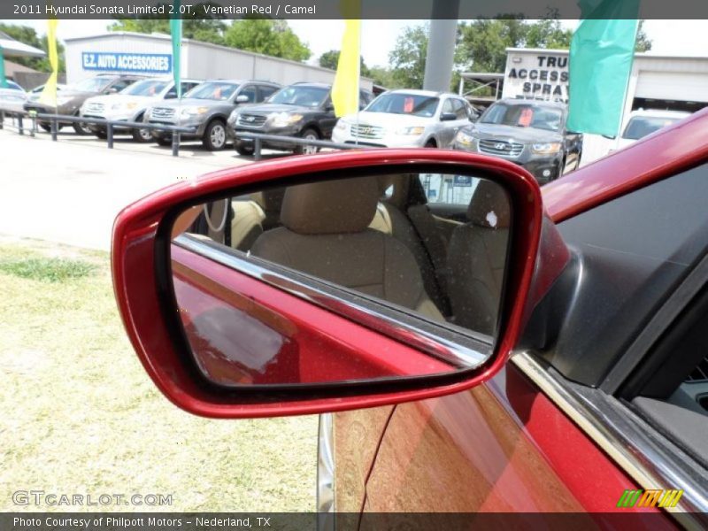 Venetian Red / Camel 2011 Hyundai Sonata Limited 2.0T