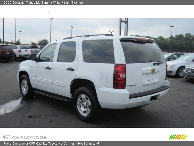 Summit White / Light Titanium 2009 Chevrolet Tahoe LS