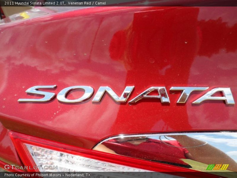 Venetian Red / Camel 2011 Hyundai Sonata Limited 2.0T