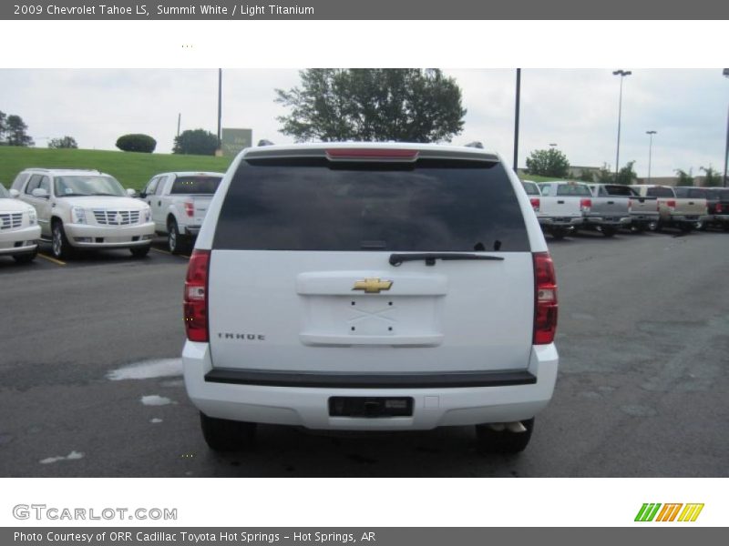 Summit White / Light Titanium 2009 Chevrolet Tahoe LS