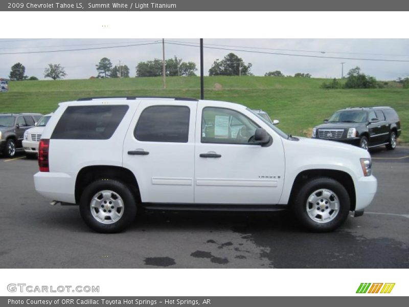 Summit White / Light Titanium 2009 Chevrolet Tahoe LS