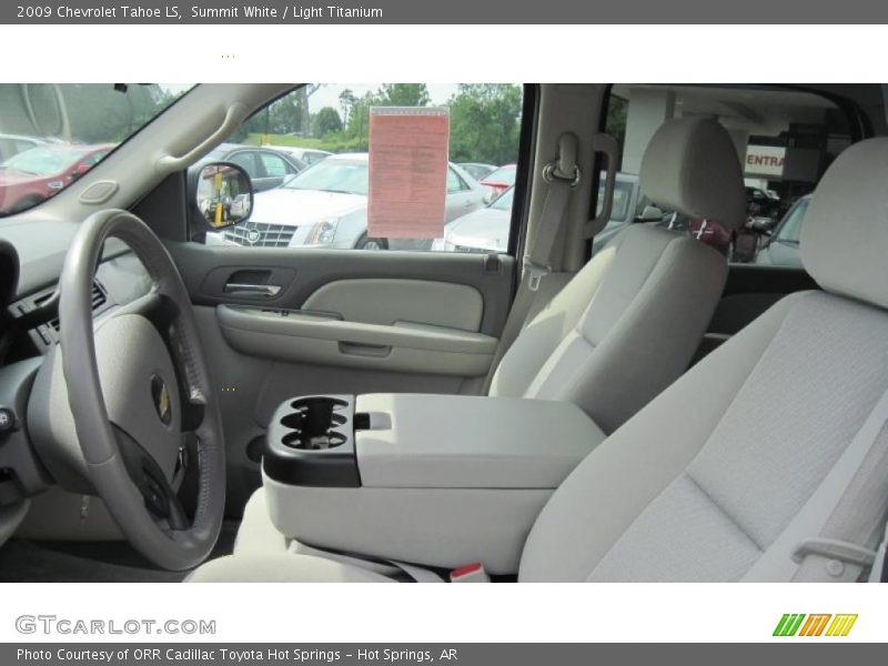 Summit White / Light Titanium 2009 Chevrolet Tahoe LS