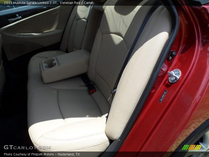 Venetian Red / Camel 2011 Hyundai Sonata Limited 2.0T