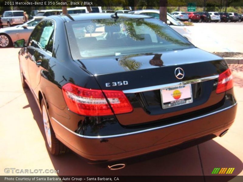 Black / Black 2011 Mercedes-Benz E 350 Sedan