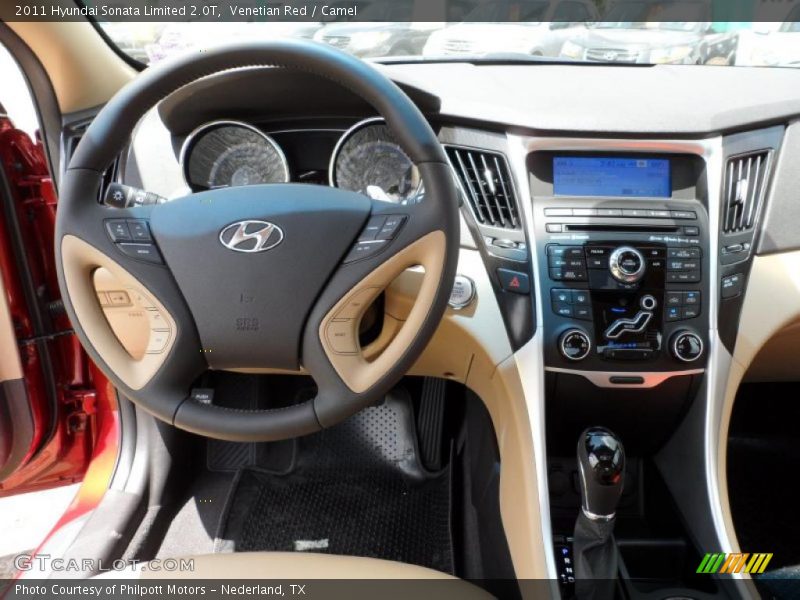 Dashboard of 2011 Sonata Limited 2.0T