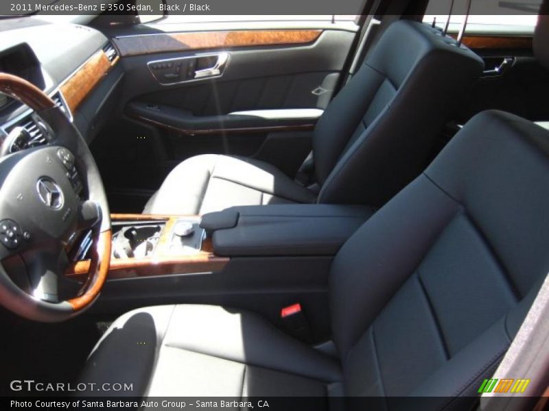 Black / Black 2011 Mercedes-Benz E 350 Sedan