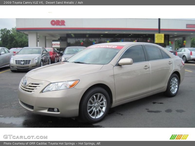 Desert Sand Metallic / Ash 2009 Toyota Camry XLE V6