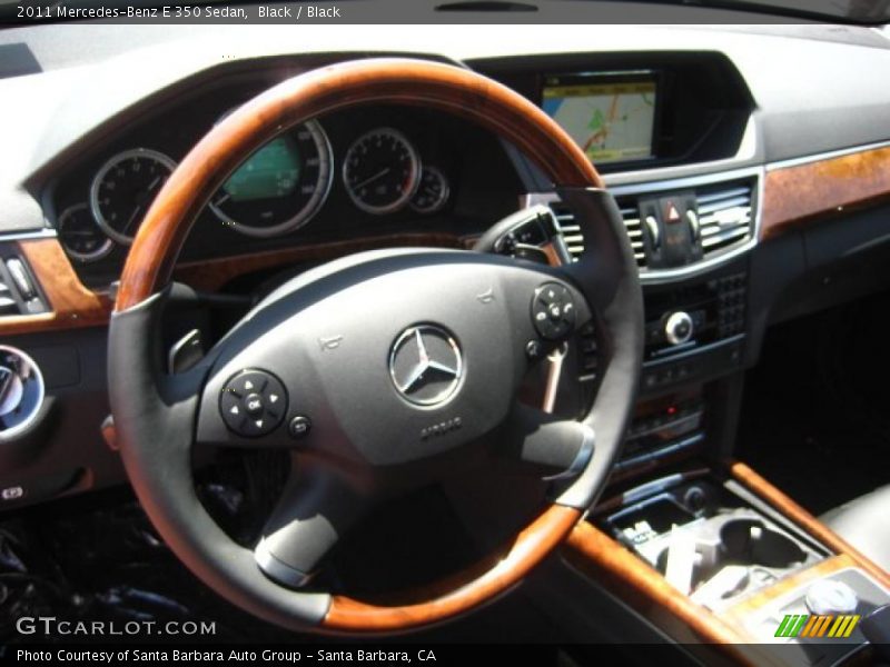 Black / Black 2011 Mercedes-Benz E 350 Sedan