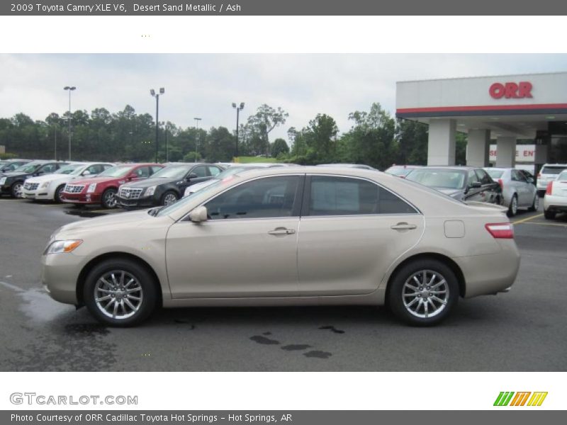 Desert Sand Metallic / Ash 2009 Toyota Camry XLE V6