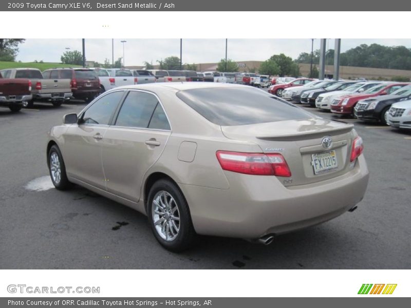 Desert Sand Metallic / Ash 2009 Toyota Camry XLE V6